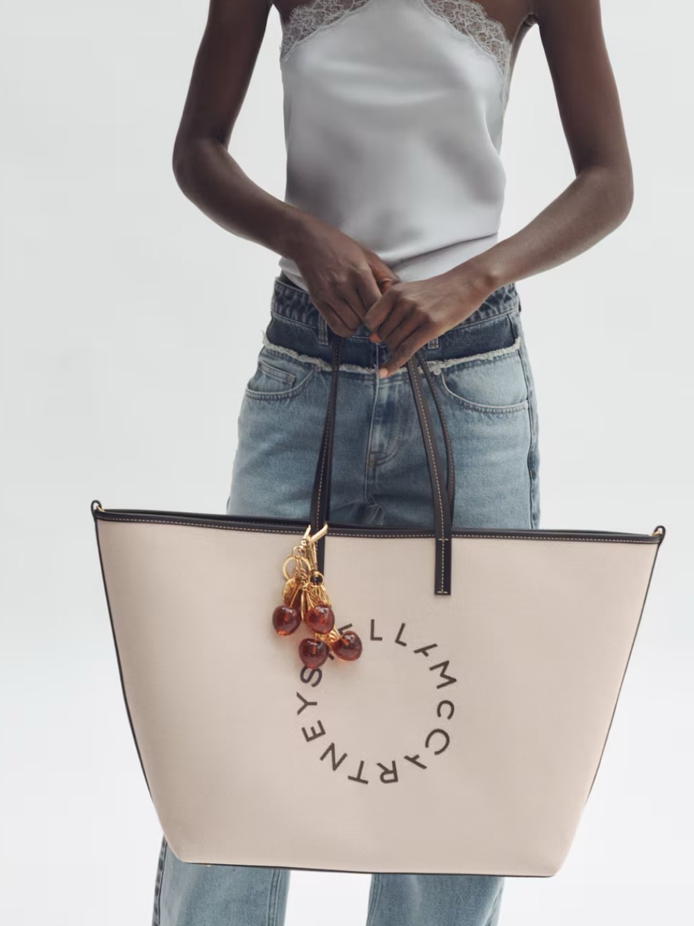 Stella McCartney Large Canvas Tote Bag